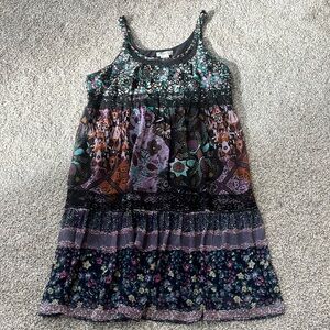 Pinky MultiColored Patterned Floral Dress Size Medium